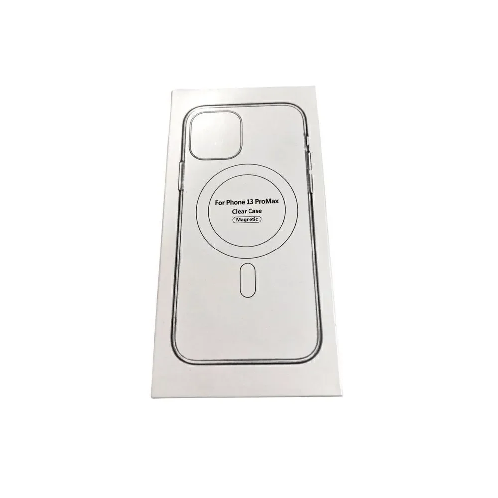 2x Magnetic Phone Case for 13 Pro/13 Pro Max (Clear)